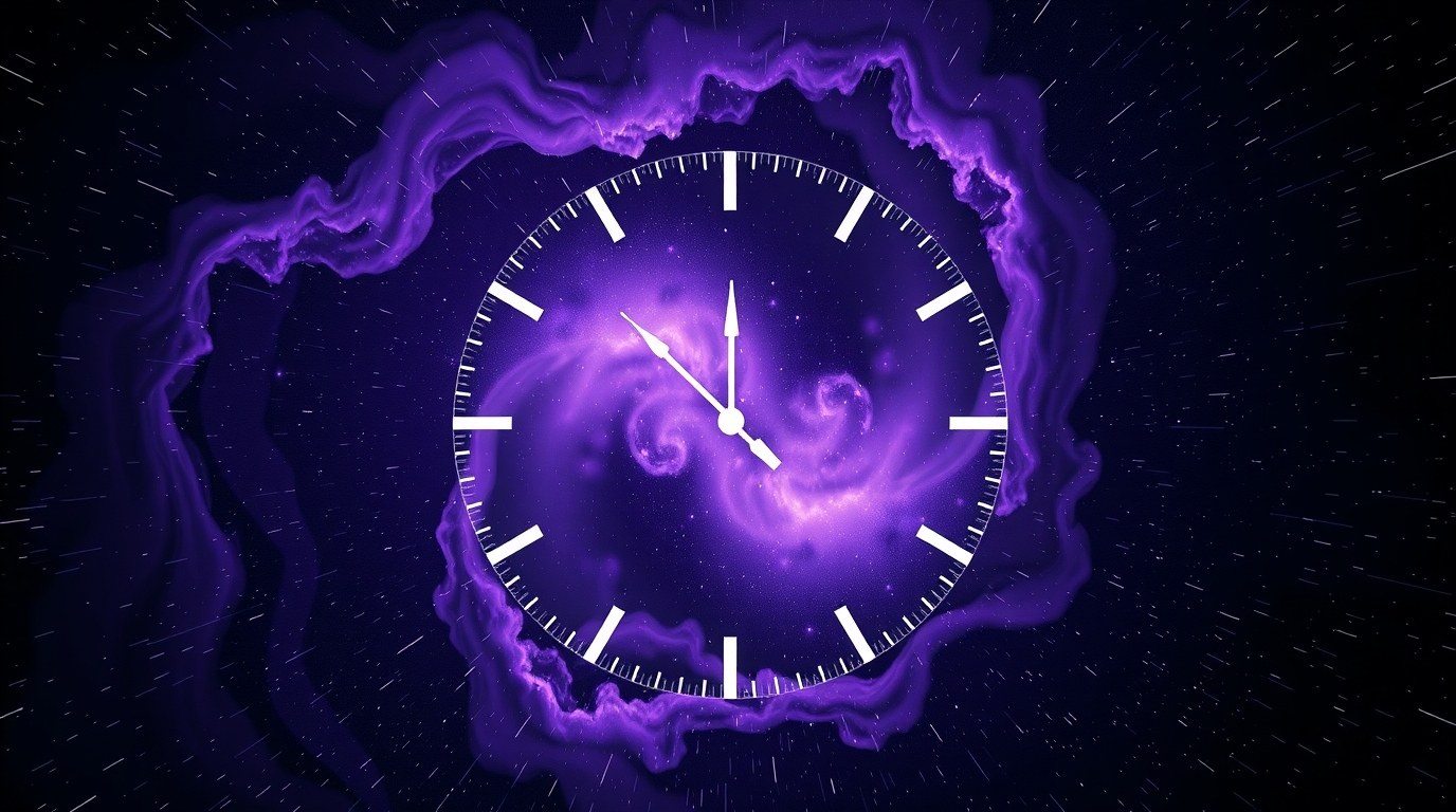 Planetare Ausrichtung am Nachthimmel